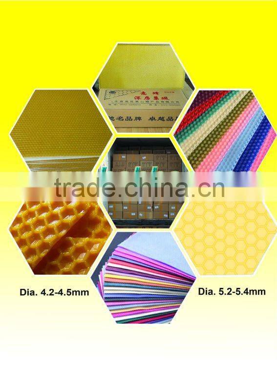 natural wax foundation sheet