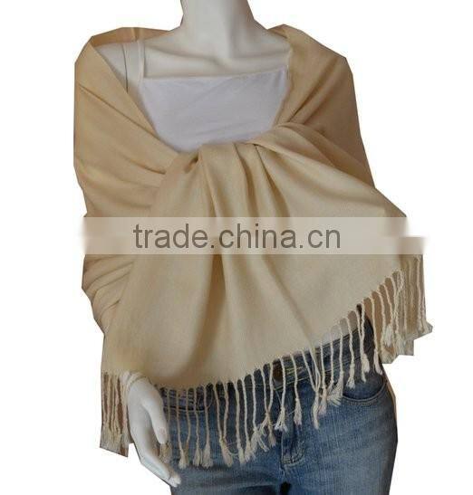 two-tone color pashmina scarf