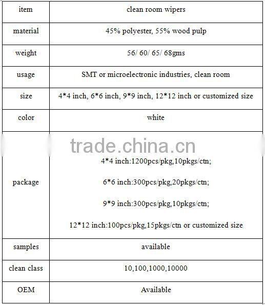 clean room wiper paper suppliers