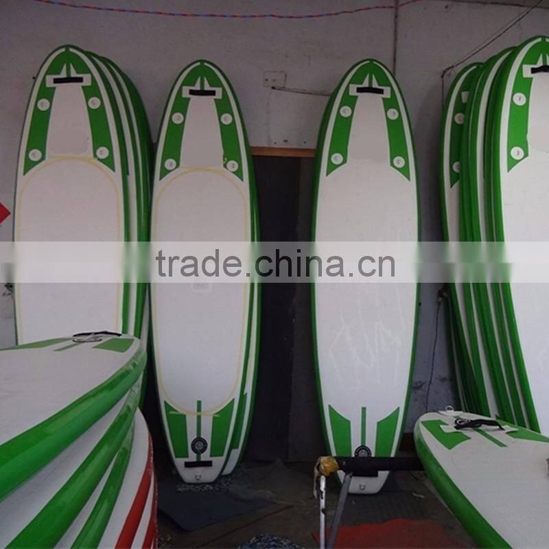 green colour stand up paddlesurf