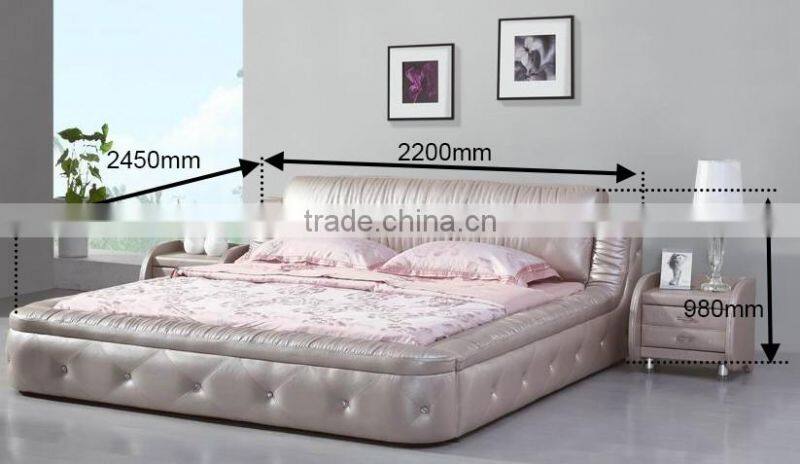 Dubai Bedroom set furniture adjustable double beds