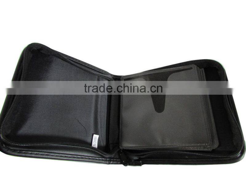 48 CDS Leather Disc Dvd Organizer Binder Holder