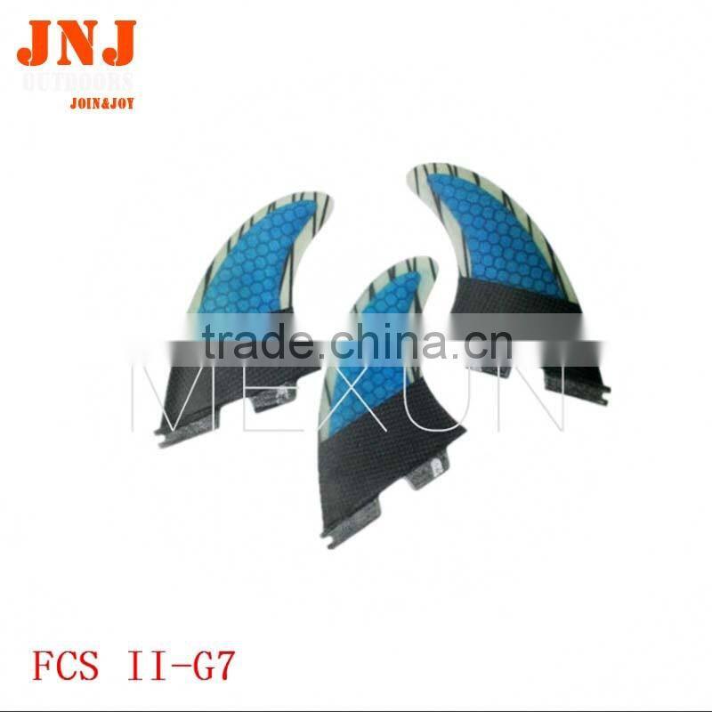 perfect quality FCS II L G7 fins with carbon fiber honey comb material for surfing FCS 002 size L
