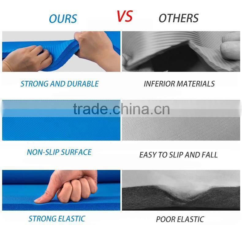 Fitness Exercise Sports NBR Yoga Mat Pilate Pad Non-slip