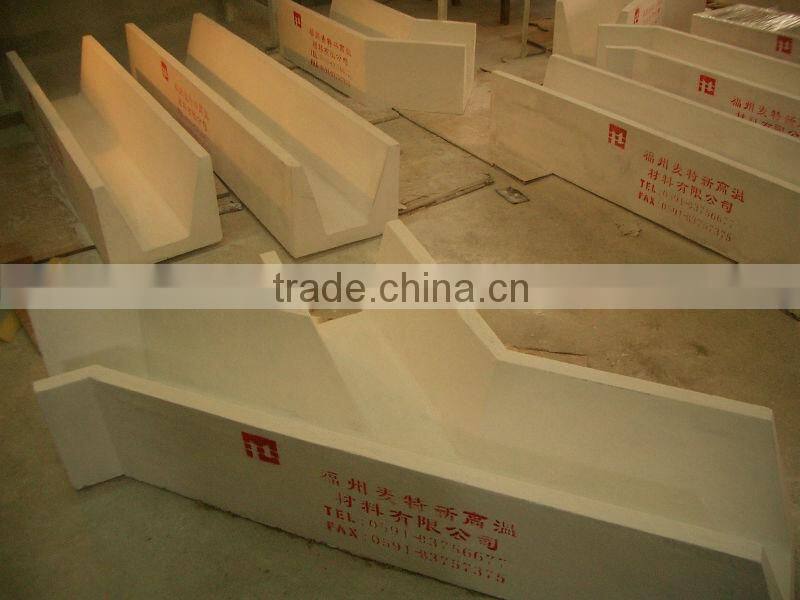erosion resistance ceramic launder