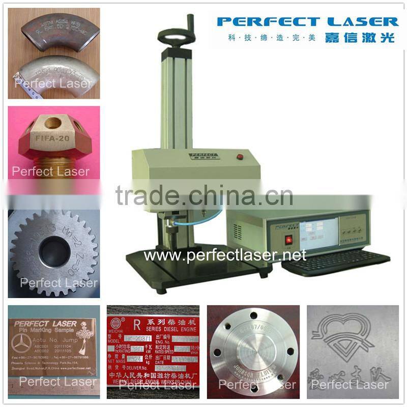 China Portable Automatic nameplate / sign / serial number / vin number / plate / stainless / dot peen marking machine for sale