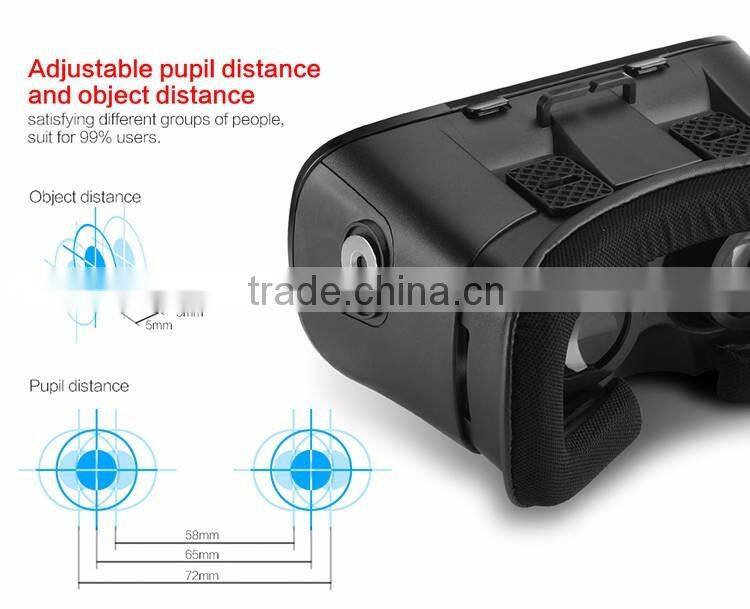 2016 Newest vr box 2.0 3d glasses