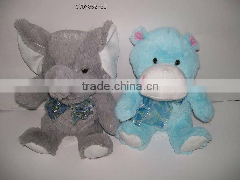 Two colours elephant series plush toy