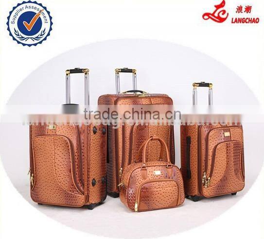 2015 China newest wholesale exported trendy leather handbag for women