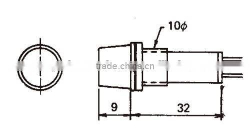 10mm Round Head Pilot Light, Indicator Light with Wire (PL1002)
