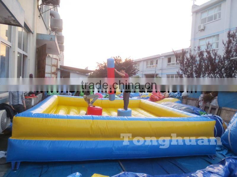 2015 big baller wipeout inflatables / inflatable red big baller games / big baller inflatable obstacle course