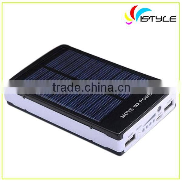 outdoor high capacity solar power bank 30000mah