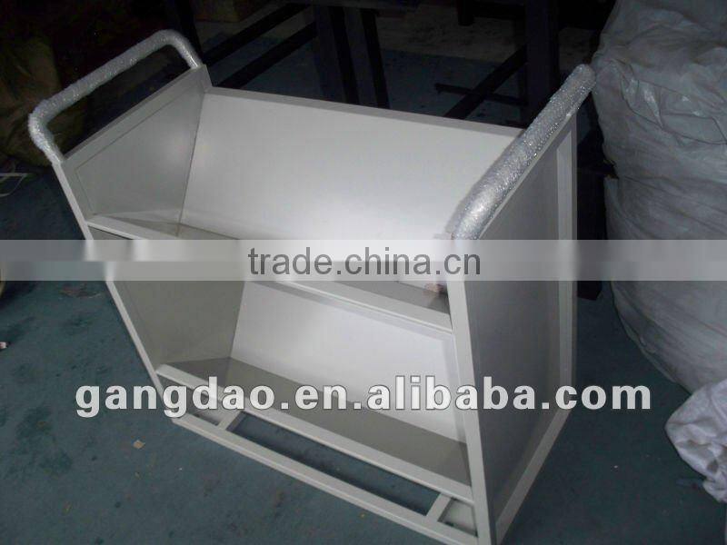 metal handcart with 3 layers