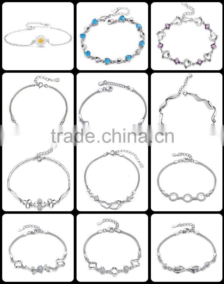 Unique designs Peony flower printing Bracelet made in Ceramic for women