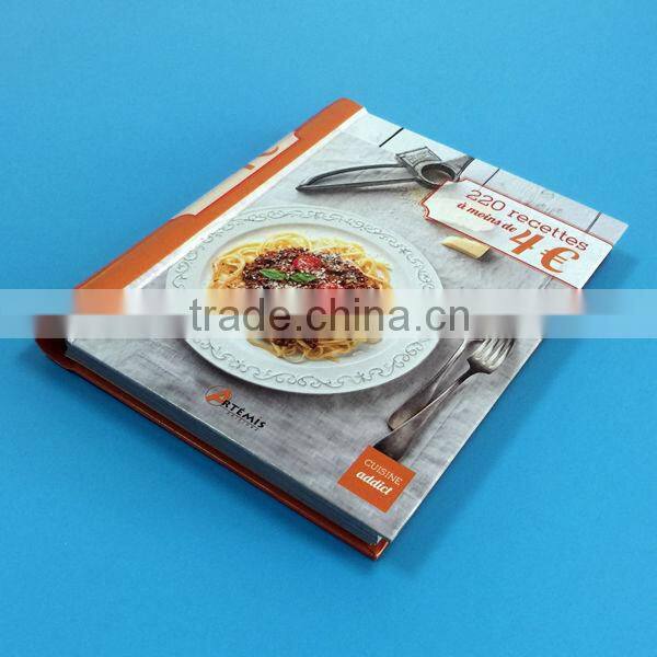 New design photo recipe book printing with UV lamination