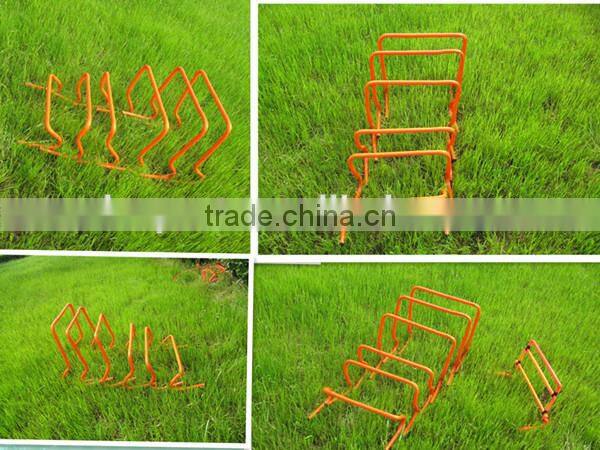customed set plastic soccer training kids hurdles