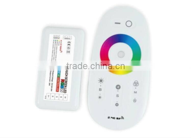 12V~24VDC 20~30m remotecontrol distance 433M RGB LED touch panel controller/Dimmer