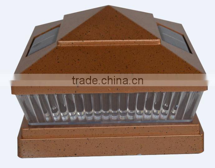 Garden Solar Fence Post Cap Light for Outdoor
