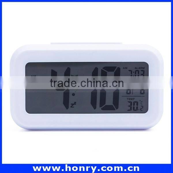 hot selling cheapest 7 color changing digital alarm led clock