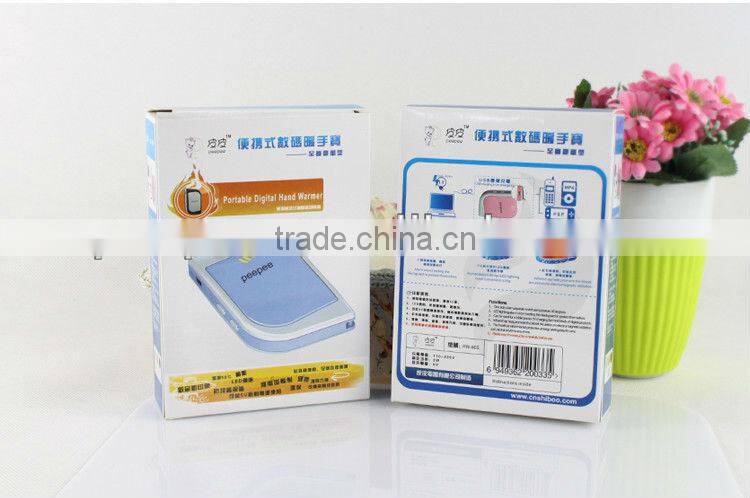 peepee usb room thermostat new design fashionable dual heating H-W 805 Rechargeable electric hand warmer