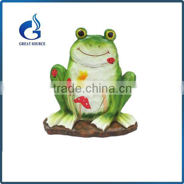 garden polyresin frog statues decorative