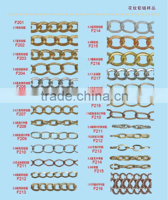 Large Link Aluminum Curb Chain