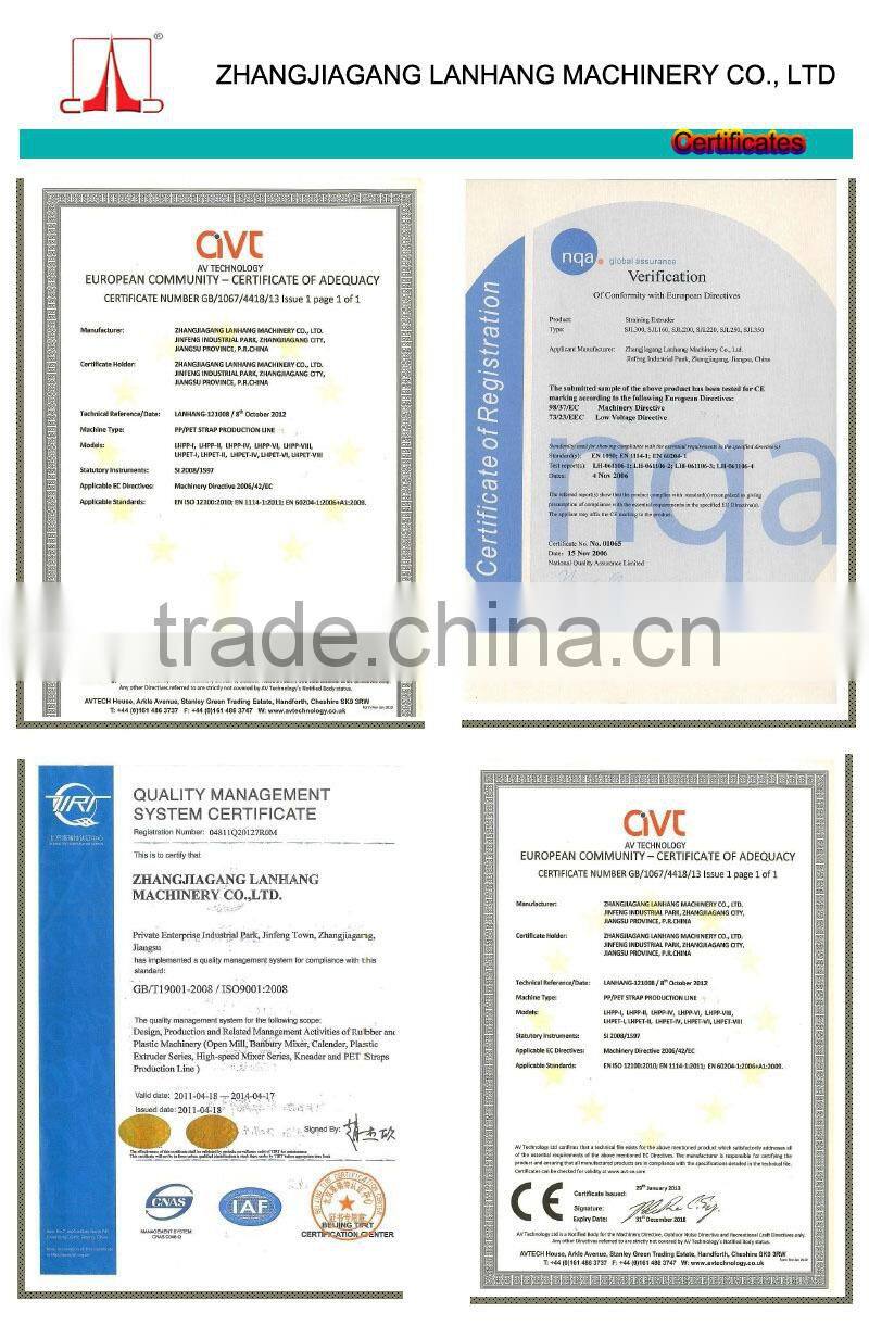 low consumption and high efficiency PET packing strap production line