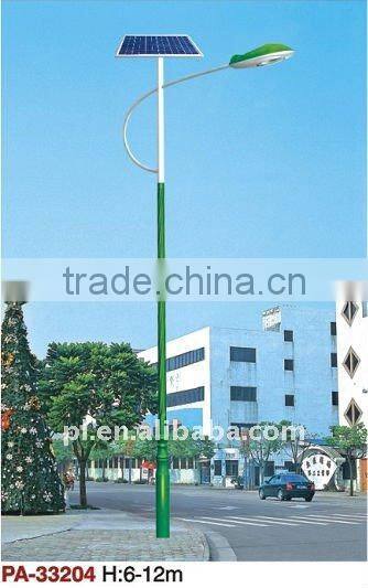 LED street solar lamp with double head /single head (manufacturer)