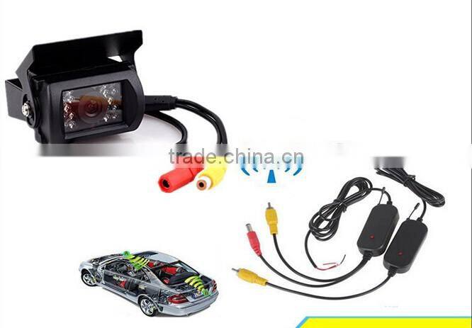 DC12V-32V 2.4G Waterproof IR Wireless Rear View Camera with 7inch Wireless Monitor