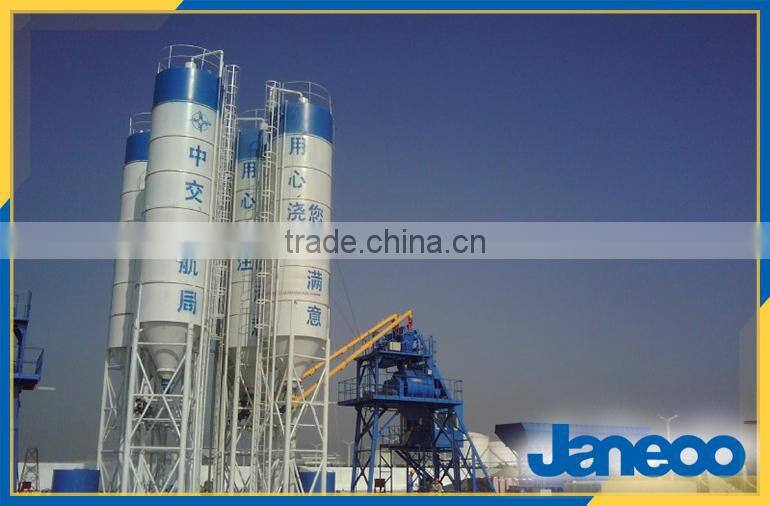 construction machinery HZS75 E perfect Concrete Mixing Plant Design