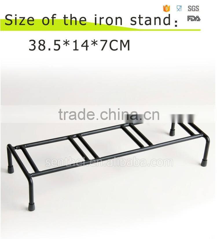 Multi-function buffet tableware with iron rack
