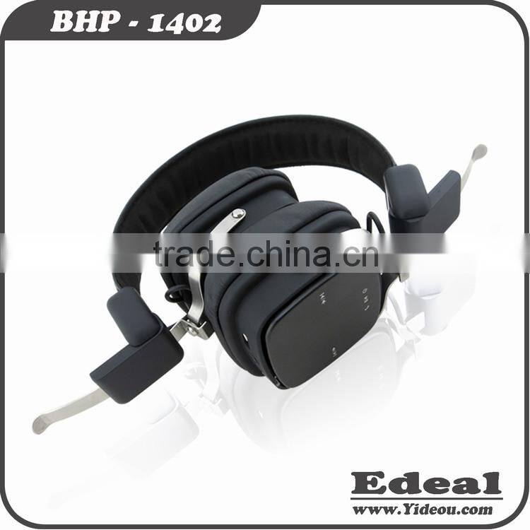 High quality Metal Fashion Wireless Bluetooth headphone with microphone