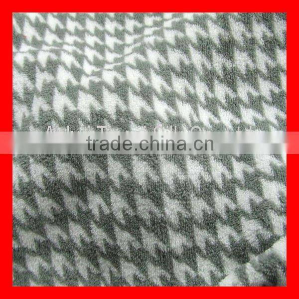 Printed Poly Spandex Fleece Fabric