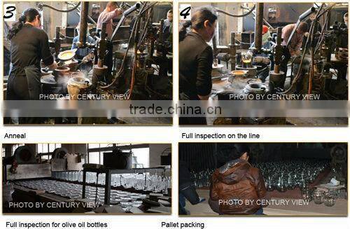 round clear food-grade 16 oz glass bottle