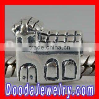Wholesale European style silver plated Neice beads charms