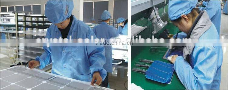 PET laminated solar panel