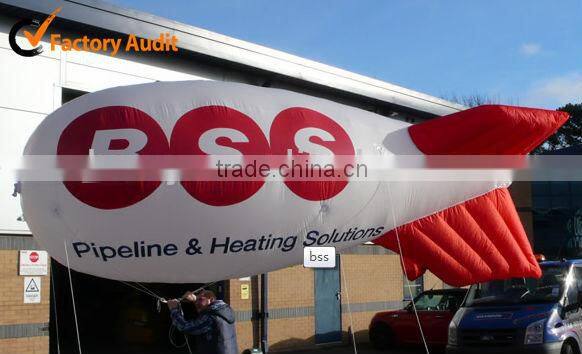 2013 new inflatable blimp, airship for advertising rental