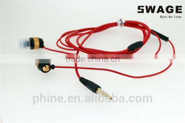 PH-E33 New Arrival Metal earphone with micphone Super Bass Earbuds gift ear phones