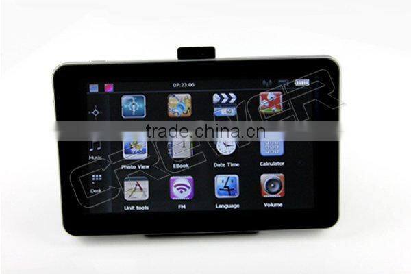 7 inch GPS with built-in 4GB memory and google map car gps tracking system