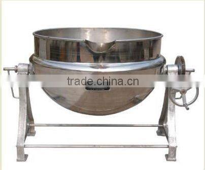 1500L steam heated jacket pan with mixer