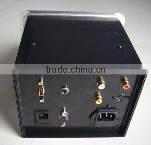 Pop up conference table socket