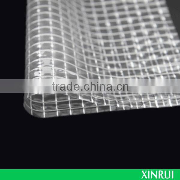 PVC transparent mesh fabric for bag for Japan