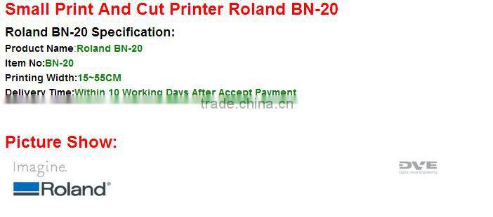Original new small printing and cutting roland BN-20 printer