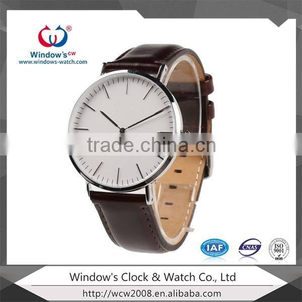Custom ultrathin fashion stainless steel watch