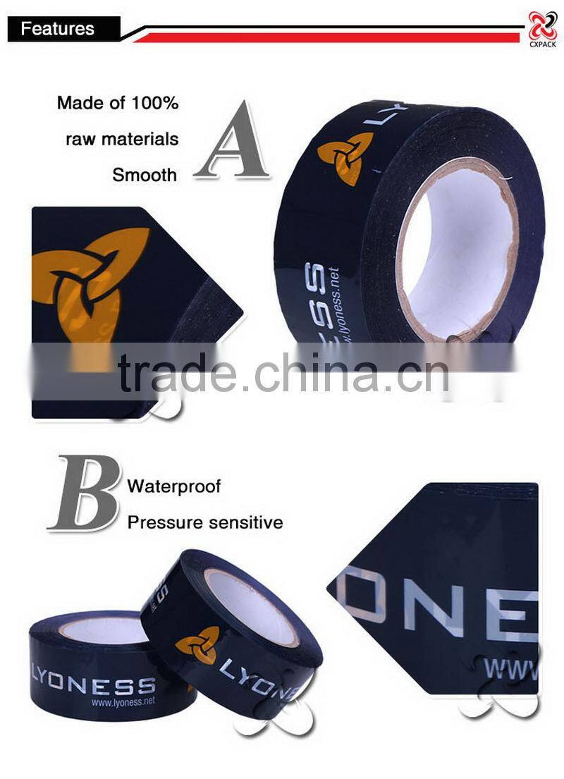 13 years factory high quality branded custom With Printed logo packing tape