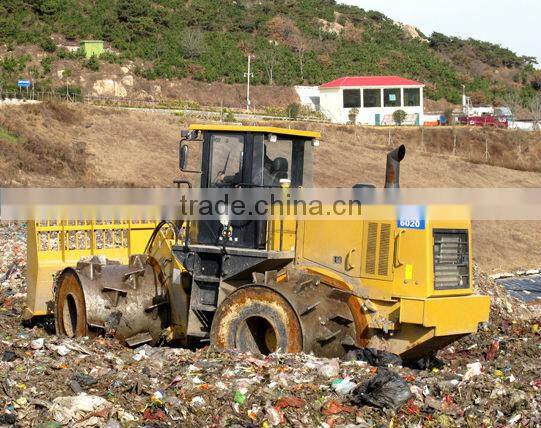 shandong famous brand landfill compactor for rubbish