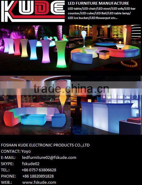 Remote Control 16Colors Flashing LED Cube Wine Holders LED Colors Changing Square Ice Bucket