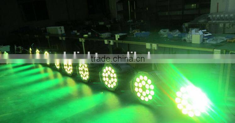 China Manufactory Wholesale Disco Stage Lighting Wedding Used 18*10w RGBW 4 IN 1 LED Par 64 Light