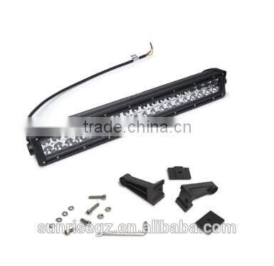 3W each LED,21.5" Dual Row 120W AMBER & WHITE Dual Colors LED Work Light Bar,LED Mining Bar(SR-BD3-120D,120W)Spot/Flood/Combo