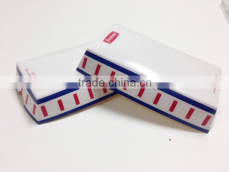 Takeaway food packaging box/snack box for hot dog